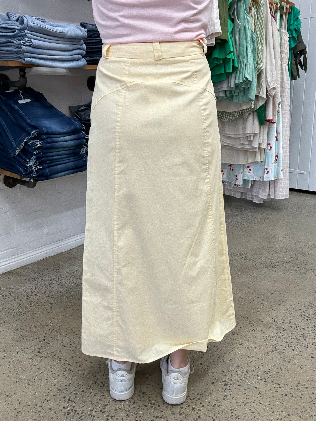 Alessa Skirt - Butter Yellow