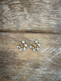 Earrings - Pearl Mini Hoop