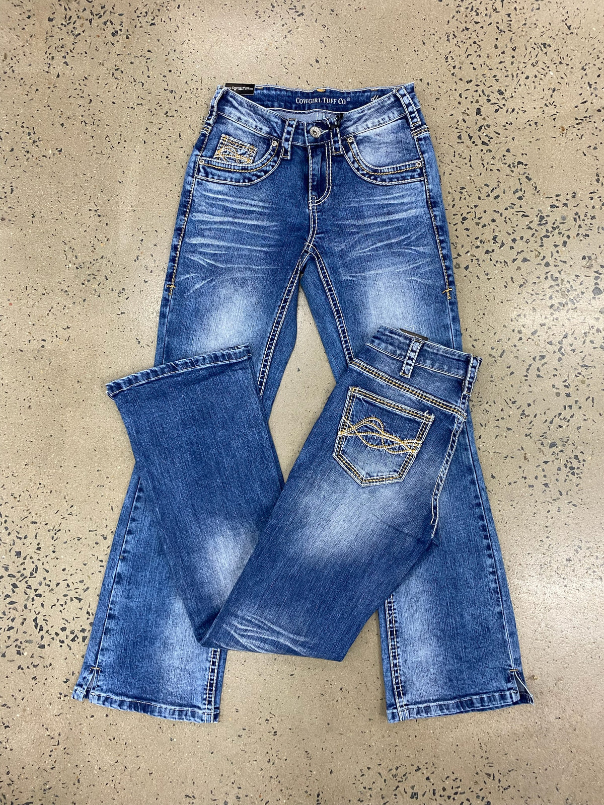 Cowgirl Tuff Jeans - DFMI Faded