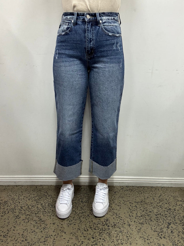 KanCan Jeans - 90's Cropped Wide Leg (KC5538M)