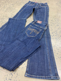 Rock & Roll Cowgirl Jeans - BW4HD07198 - Saddle Stitch High Rise Bootcut