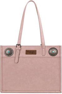 Wrangler Concho Wide Tote - Dark Pink (WG194-8122DPK)