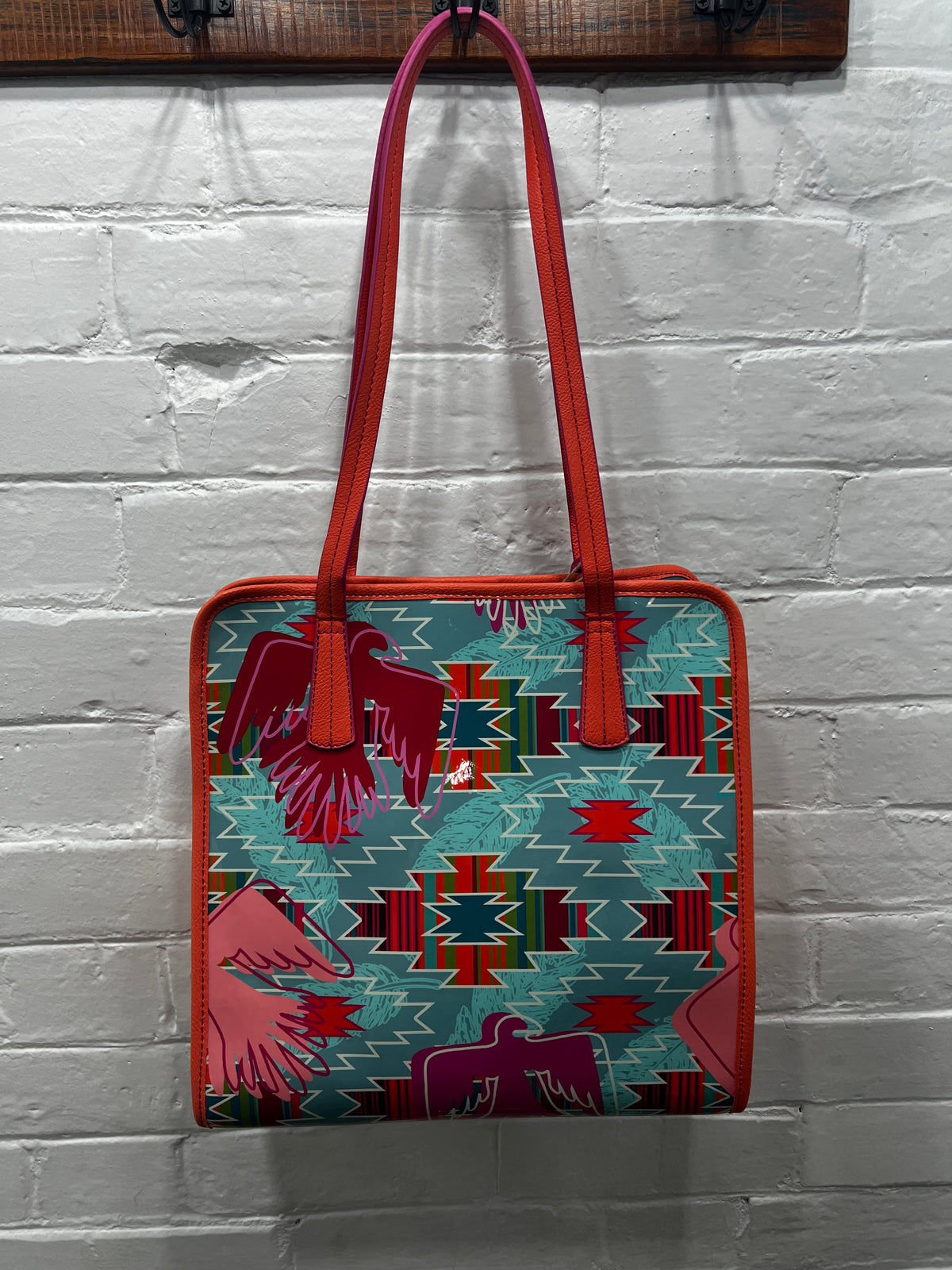 Cass - Western Thunderbird Print Jelly Tote