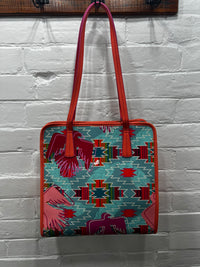 Cass - Western Thunderbird Print Jelly Tote