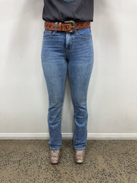 Rock & Roll Cowgirl Jeans - BW4HD07197 - Yoke Detail High Rise Bootcut