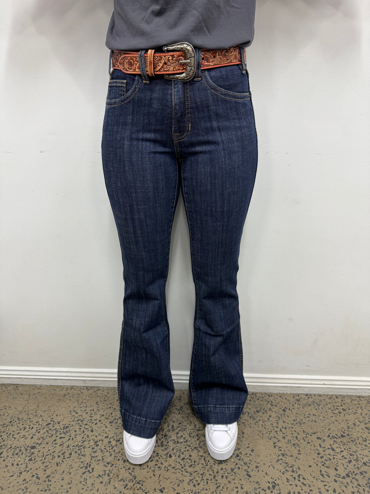 Rock & Roll Cowgirl Jeans - BW5HD06047- High Rise Trouser