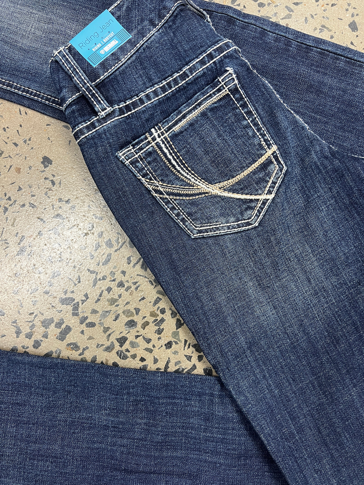 Rock & Roll Cowgirl Jeans - BW4RD06041 - Mid Rise Riding Fit