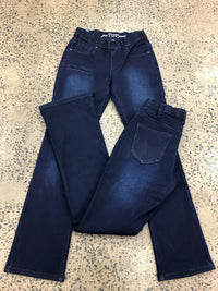 Cowgirl Tuff Jeans - Pull-On Flannel