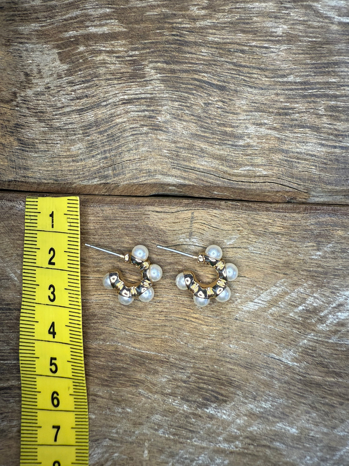 Earrings - Pearl Mini Hoop