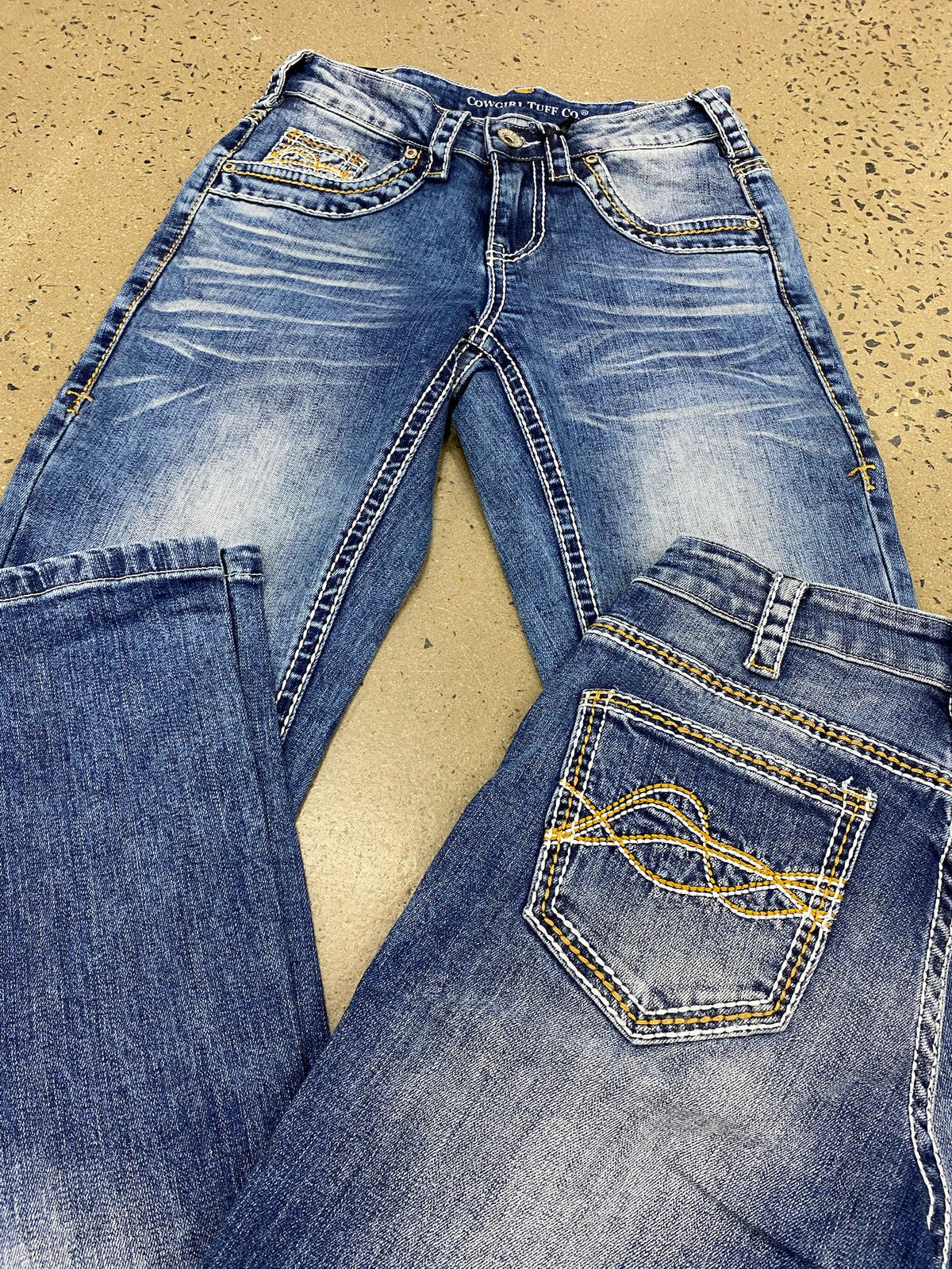 Cowgirl Tuff Jeans - DFMI Faded