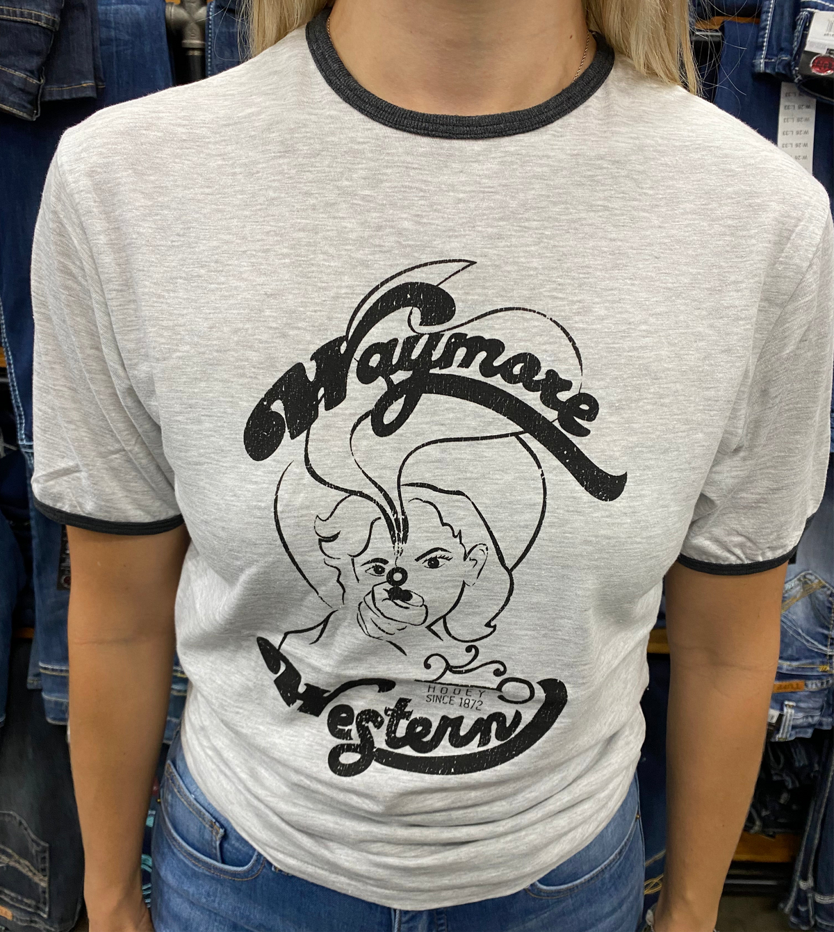 Hooey Waymore Tee - Grey/Black