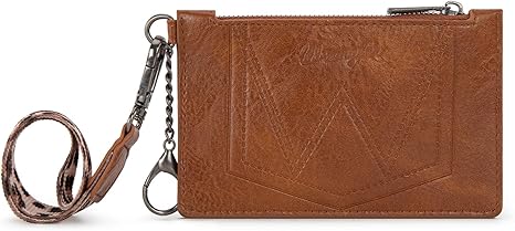 Wrangler Aztec Key Chain Wristlet Card Wallet - Brown (WG137-W0092BR)