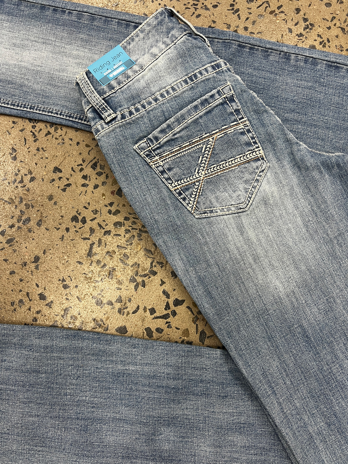 Rock & Roll Cowgirl Jeans - BW4RD06043 - Mid Rise Riding Fit