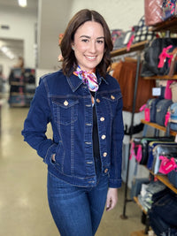 Jolene Denim Jacket - Dark Wash