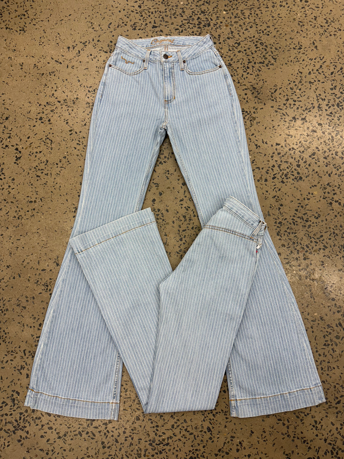 Kimes Ranch Jeans - Crystal Light Wash Stripe