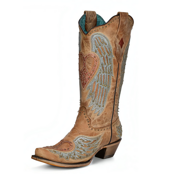 Corral Boots - Heart & Wings