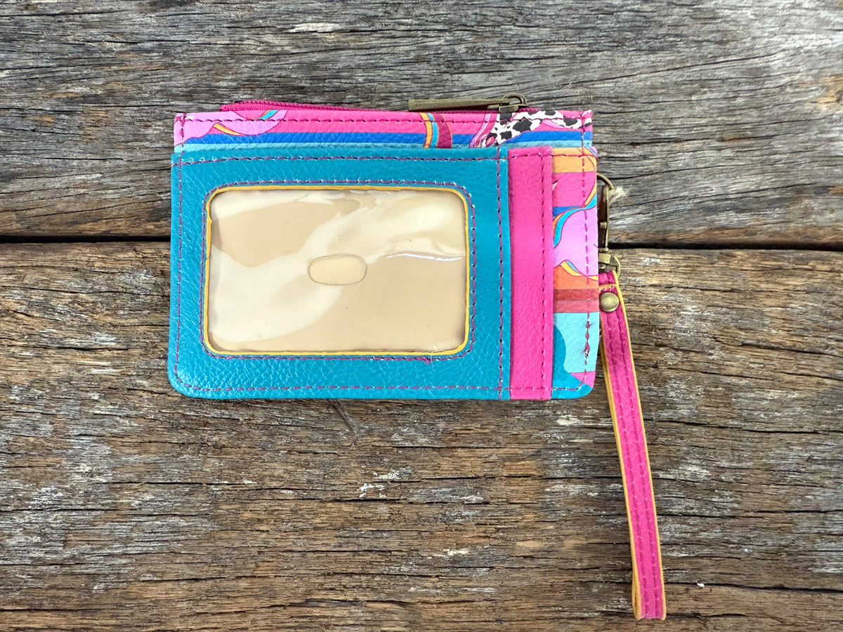 Jelly Coin Purse - Western Long Horn Print