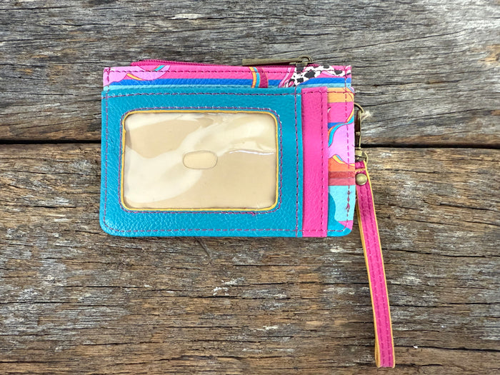 Jelly Coin Purse - Western Long Horn Print