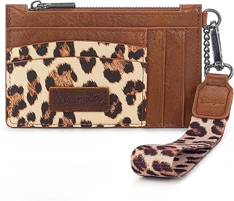 Wrangler Aztec Key Chain Wristlet Card Wallet - Brown (WG137-W0092BR)