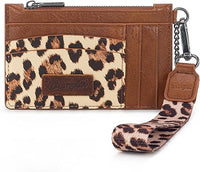 Wrangler Aztec Key Chain Wristlet Card Wallet - Brown (WG137-W0092BR)