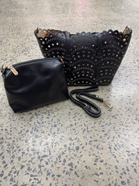 Portofino Tote Set - Black
