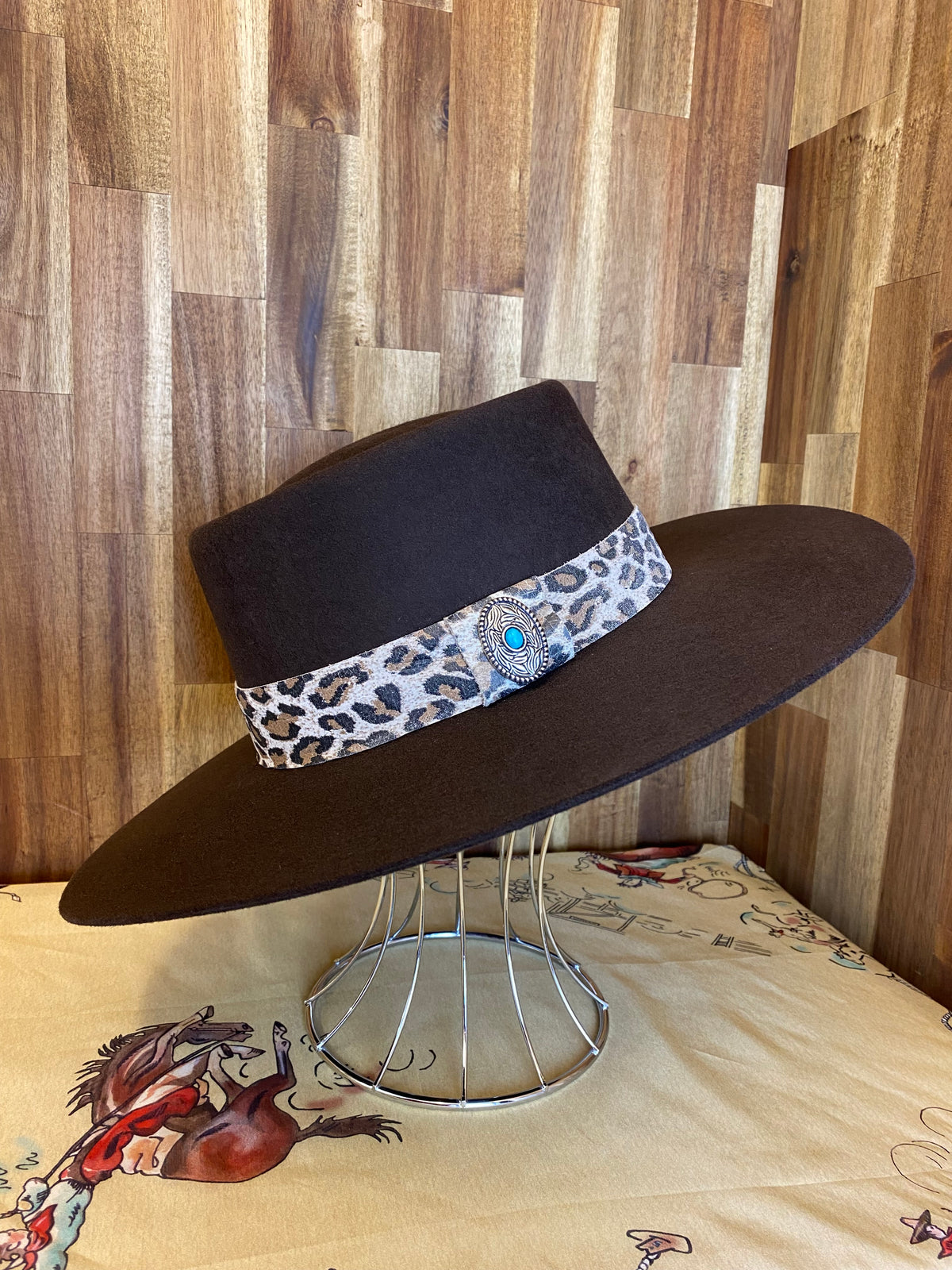Gambler Felt Hat - Brown