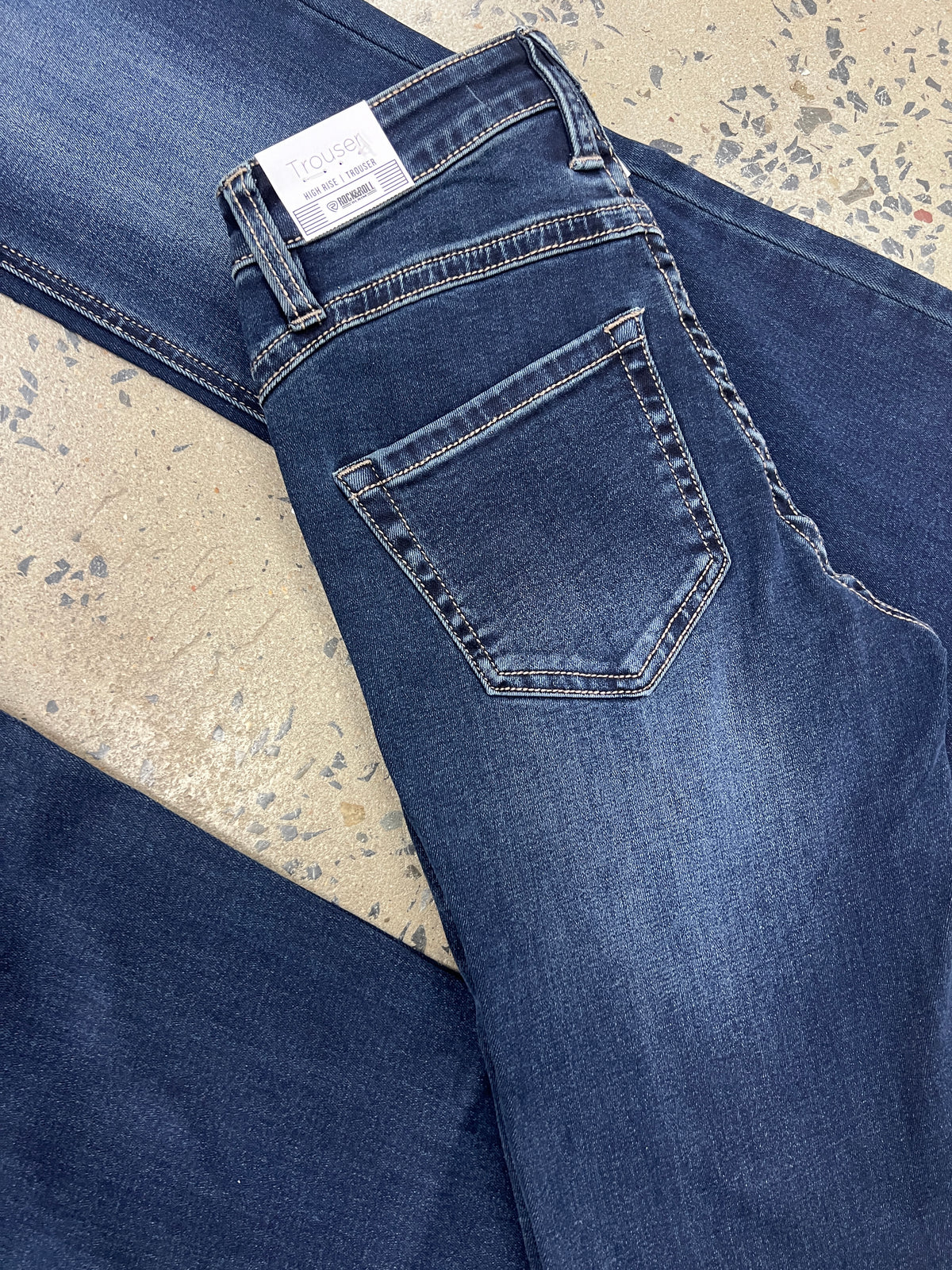 Rock & Roll Cowgirl Jeans - BW5HD06060 - High Rise Trouser