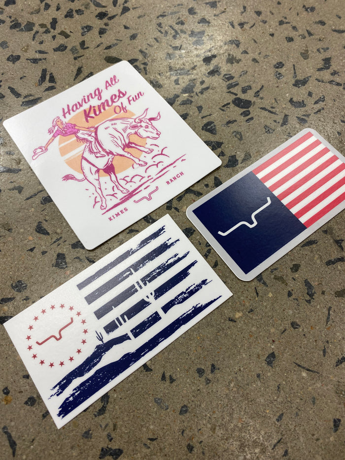 Kimes Ranch Sticker Pack - 3 Pack