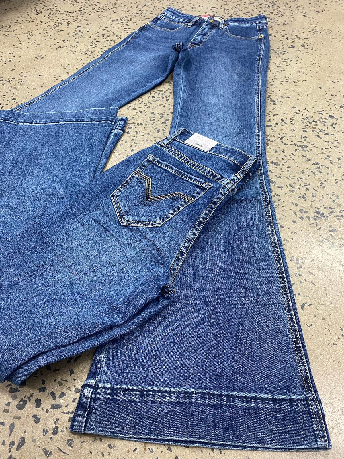 Rock & Roll Cowgirl Jeans - BW5HD06059 - High Rise Trouser