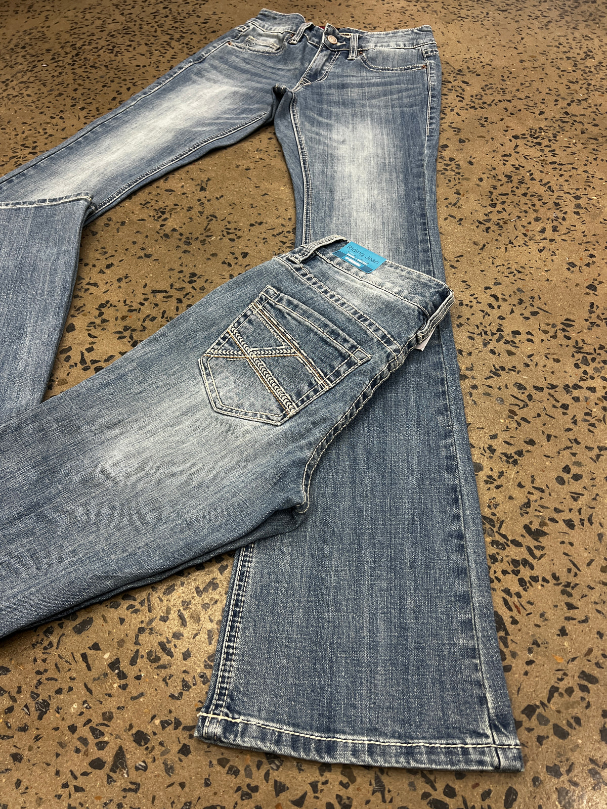 Rock & Roll Cowgirl Jeans - BW4RD06043 - Mid Rise Riding Fit