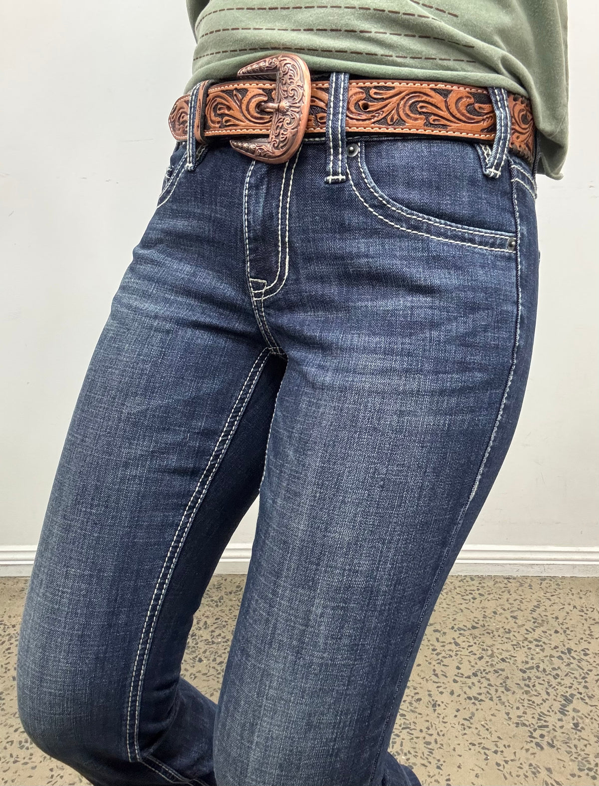 Rock & Roll Cowgirl Jeans - BW4RD06041 - Mid Rise Riding Fit