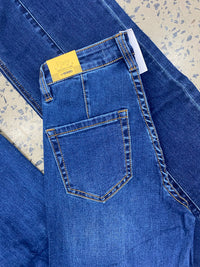 Rock & Roll Cowgirl Jeans - BW6HD07214 - Front Seam Relaxed High Rise Flare