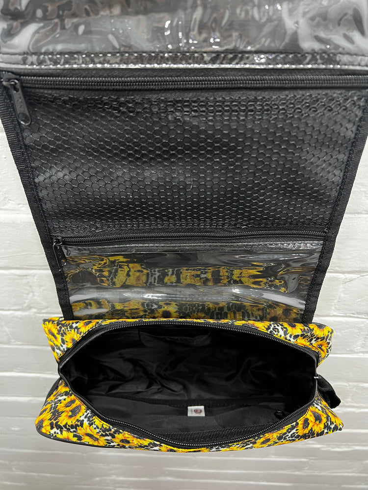 Roll Up Accessory Bag - Sunflower