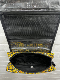 Roll Up Accessory Bag - Sunflower