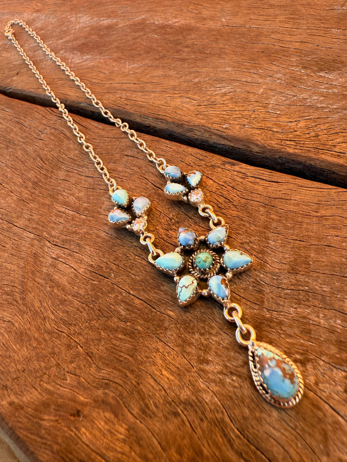 Fiona Necklace - Turquoise Stones