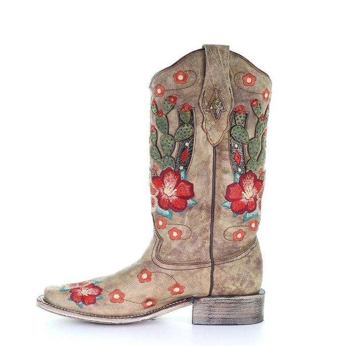 Corral Boots - Cactus Overlay