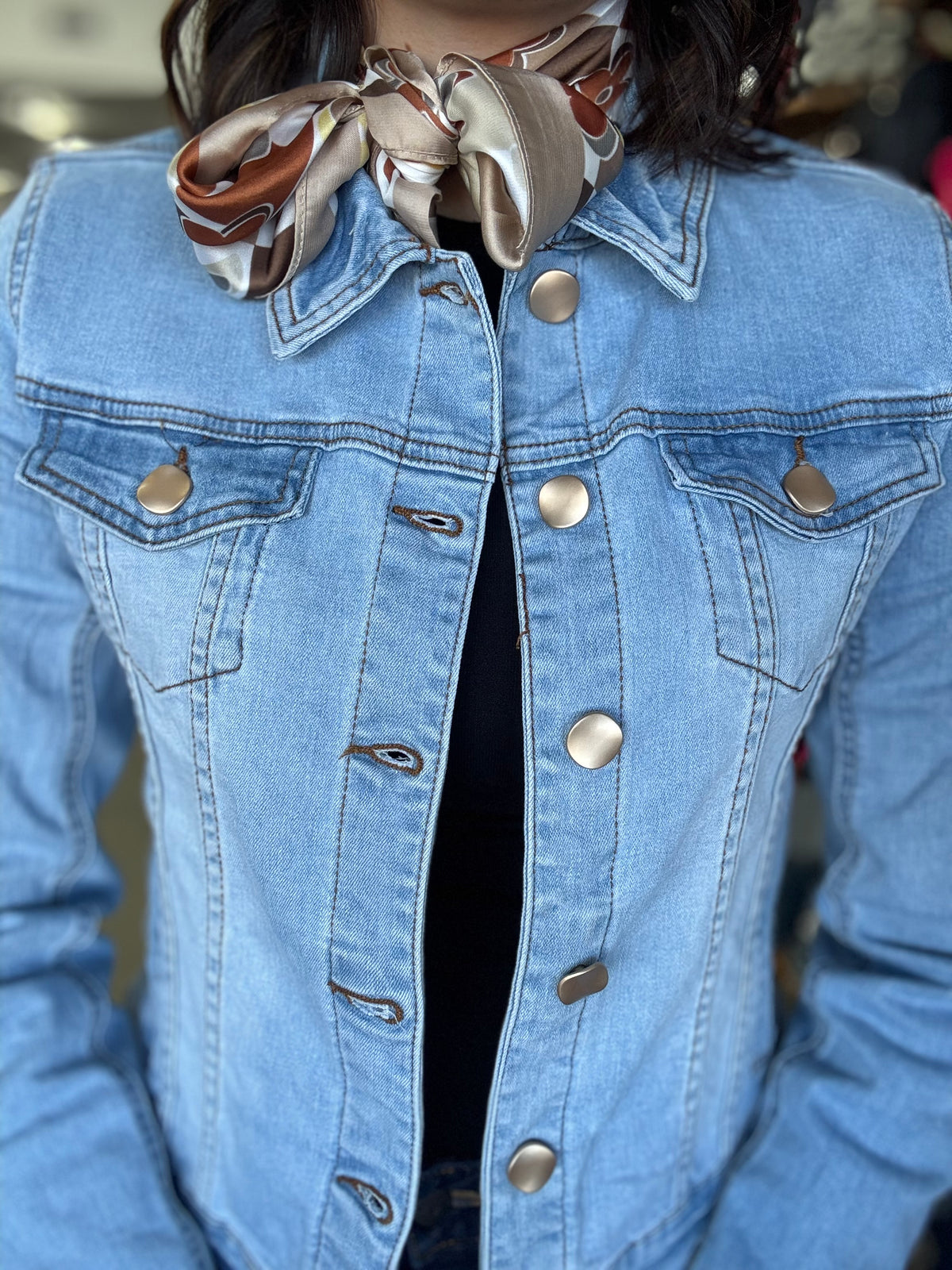 Jolene Denim Jacket - Light Wash