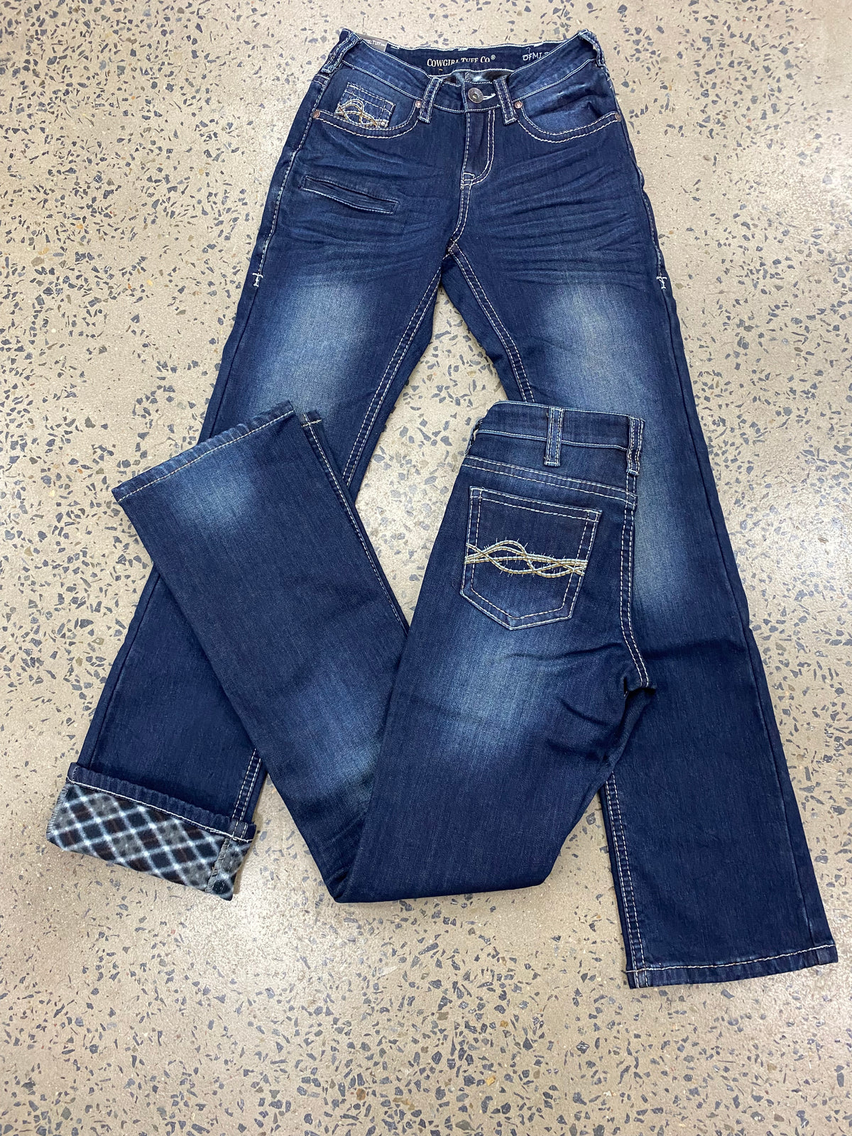 Cowgirl Tuff Jeans - DFMI Dark Flannel