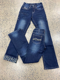 Cowgirl Tuff Jeans - DFMI Dark Flannel