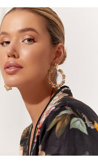 Earrings - Pearl Bead Wreath