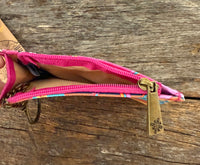 Jelly Coin Purse - Western Long Horn Print