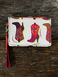 Jelly Coin Purse - Western Boot Print