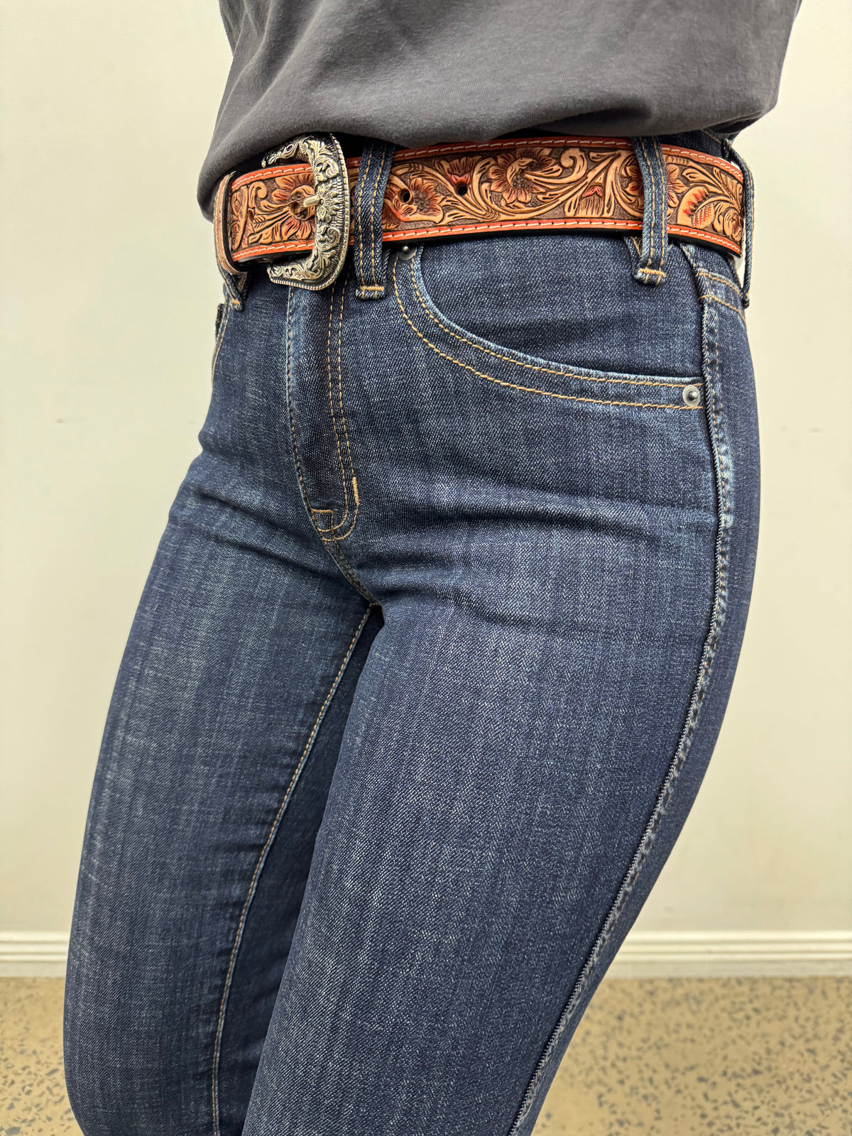 Rock & Roll Cowgirl Jeans - BW5HD06047- High Rise Trouser