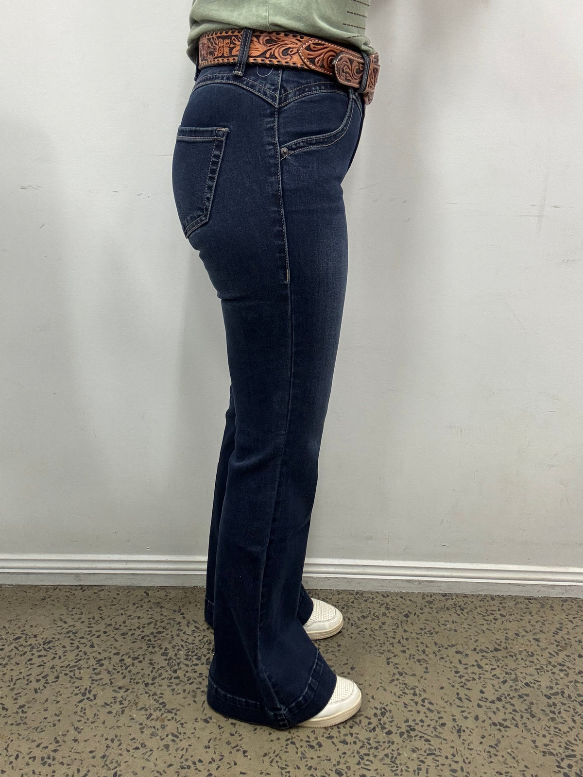 Rock & Roll Cowgirl Jeans - BW5HD06060 - High Rise Trouser