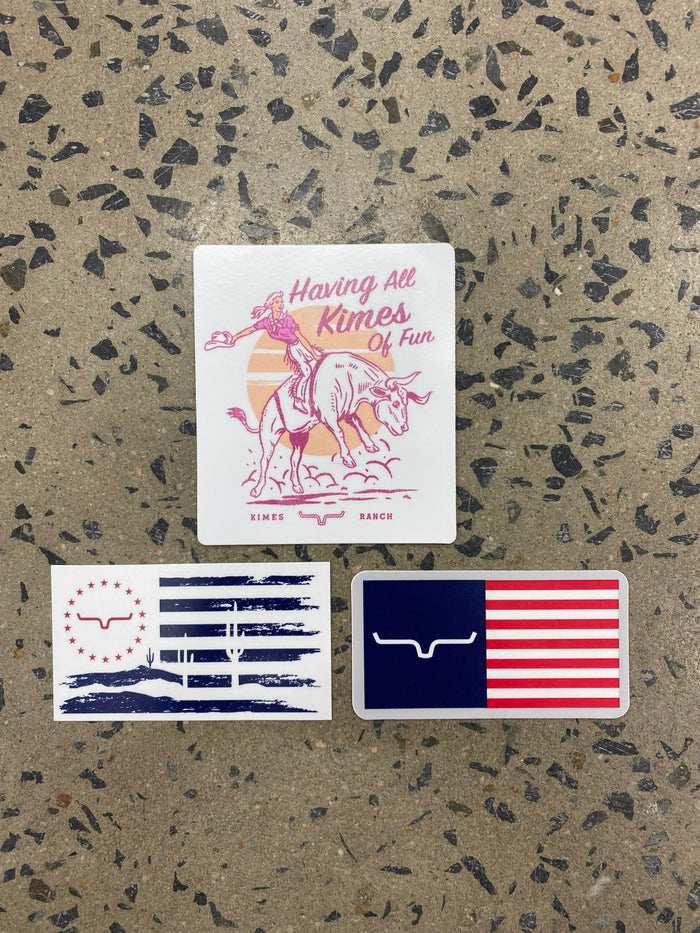 Kimes Ranch Sticker Pack - 3 Pack