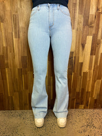 Kimes Ranch Jeans - Crystal Light Wash Stripe