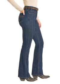 Rock & Roll Cowgirl Jeans - BW4HD07198 - Saddle Stitch High Rise Bootcut