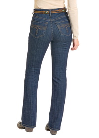 Rock & Roll Cowgirl Jeans - BW4HD07198 - Saddle Stitch High Rise Bootcut