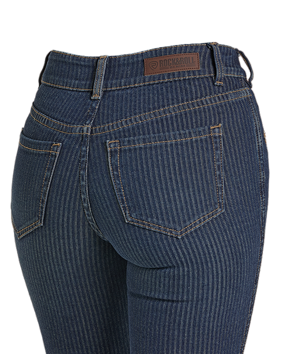 Rock & Roll Cowgirl Jeans - BW4HD07200 - Jacquard High Rise Bootcut