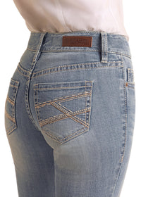 Rock & Roll Cowgirl Jeans - BW4RD06043 - Mid Rise Riding Fit